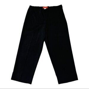 Krazy Larry Black Cropped Pants Suits Size 6
